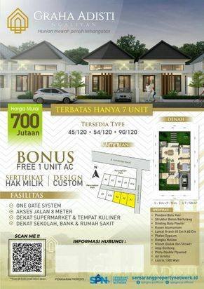 Rumah Murah Exclusive Elegan "Graha Adisti Ngaliyan" Semarang