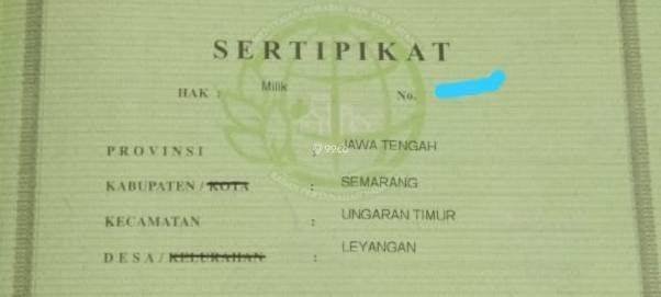 Kavlingan Luas Siap Bangun Dekat EXIT TOL Ungaran, Semarang
