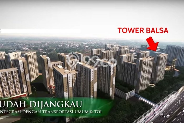Hunian Apartemen 2 KT 1 KM Dijual di Gunung Sindur Bogor, Luas 36m2 Hunian Apartemen 2 KT 1 KM Dijual di Gunung Sindur Bogor, Luas 36m2