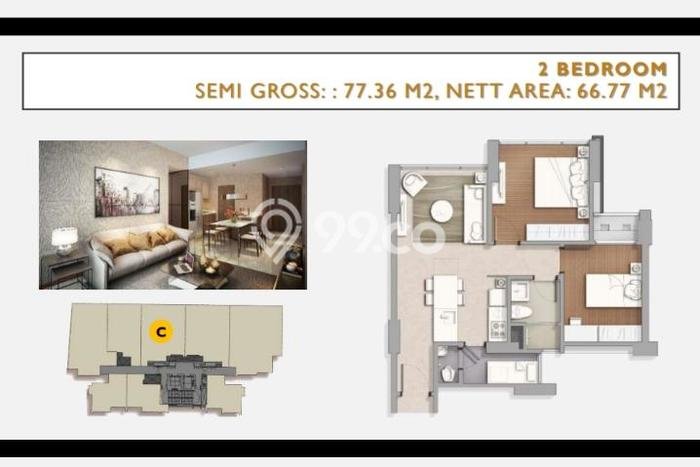 HOT DEAL! Apartemen di BSD, 1 KT, Luas 50m², Lokasi Elite, Pemandangan Kota HOT DEAL! Apartemen di BSD, 1 KT, Luas 50m², Lokasi Elite, Pemandangan Kota