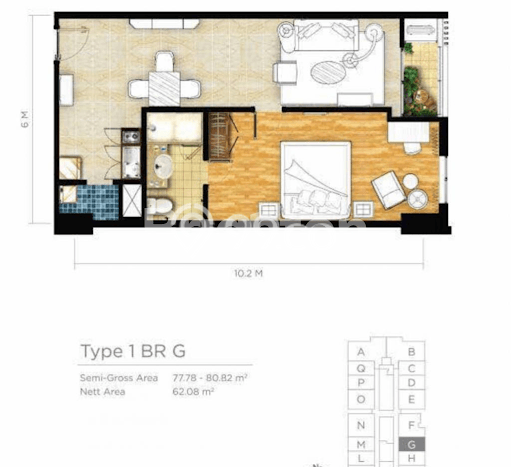 Untuk Dijual Apartemen 1 KT & 1 KM di Surabaya Lokasi Strategis Untuk Dijual Apartemen 1 KT & 1 KM di Surabaya Lokasi Strategis