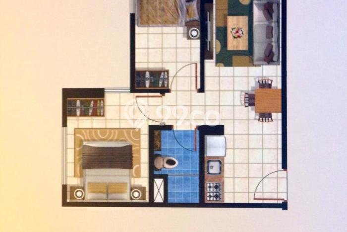 Hunian Apartemen Ideal untuk Dijual di Jakarta Barat dengan 2 Kamar Hunian Apartemen Ideal untuk Dijual di Jakarta Barat dengan 2 Kamar