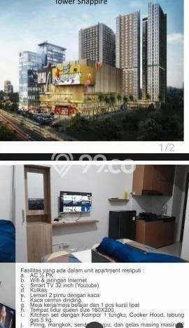 Apartemen Disewa Terjangkau 1 KT / 1 KM di Bekasi Timur, Bekasi Apartemen Disewa Terjangkau 1 KT / 1 KM di Bekasi Timur, Bekasi
