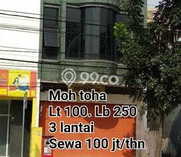 LOKASI STRATEGIS! Ruko For Rent di Bandung Kota, Luas 250m², Kawasan Berkembang LOKASI STRATEGIS! Ruko For Rent di Bandung Kota, Luas 250m², Kawasan Berkembang