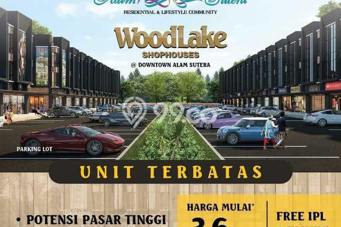 Ruko 100 Meter Dari Binus! Woodlake Shophouses Lake View - Ruko 3 Lantai di CBD Alam Sutera Ruko 100 Meter Dari Binus! Woodlake Shophouses Lake View - Ruko 3 Lantai di CBD Alam Sutera