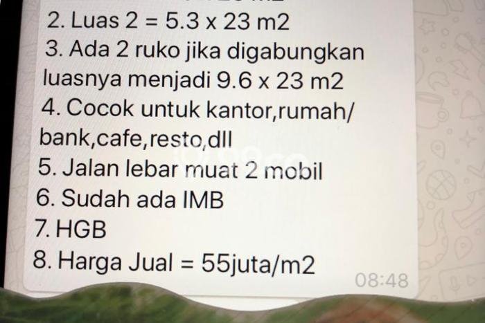 Ruko gandeng 2 dikawasan pusat perniagaan Ruko gandeng 2 dikawasan pusat perniagaan