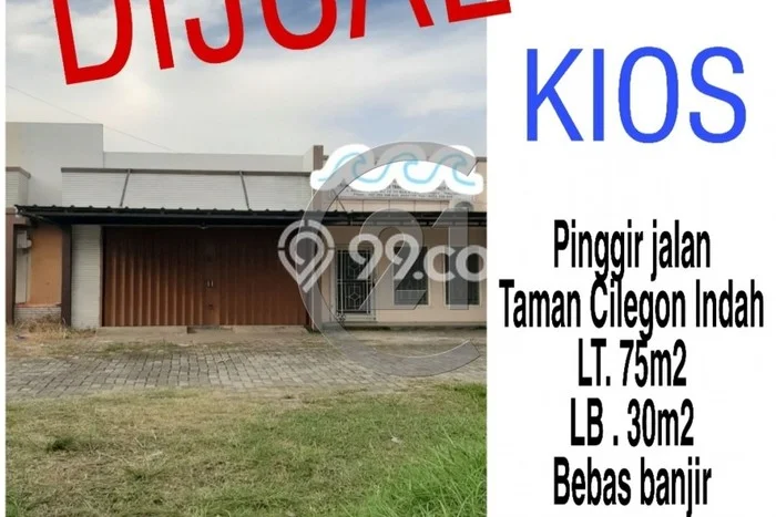 Ruko di Cilegon Indah, Luas 30m², Area Komersial, Posisi Premium Ruko di Cilegon Indah, Luas 30m², Area Komersial, Posisi Premium