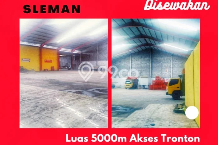 Unit Gudang Disewakan di Sleman di Area Ramai & Strategis Unit Gudang Disewakan di Sleman di Area Ramai & Strategis