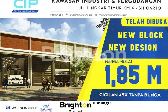 FOR SALE! Gudang di Buduran Sidoarjo, LT 240m2, LB 240m2 FOR SALE! Gudang di Buduran Sidoarjo, LT 240m2, LB 240m2