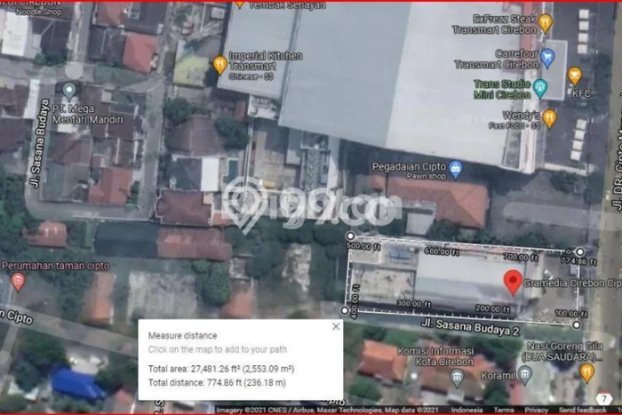 Komersial Kawasan Kesambi, Luas 5780m2m², Area Berkembang Komersial Kawasan Kesambi, Luas 5780m2m², Area Berkembang