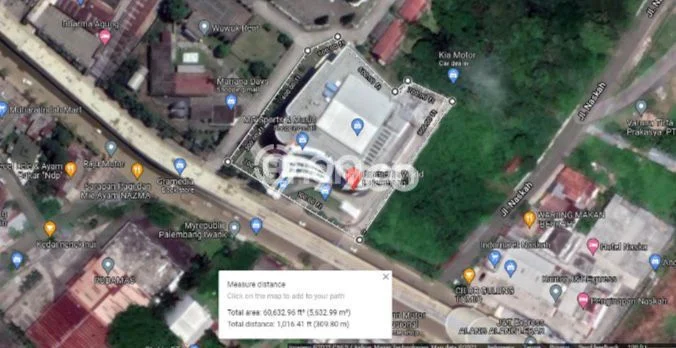 Komersial Dijual di Palembang LT 5190m2 & LB 17675m2 Lokasi Terbaik! Komersial Dijual di Palembang LT 5190m2 & LB 17675m2 Lokasi Terbaik!
