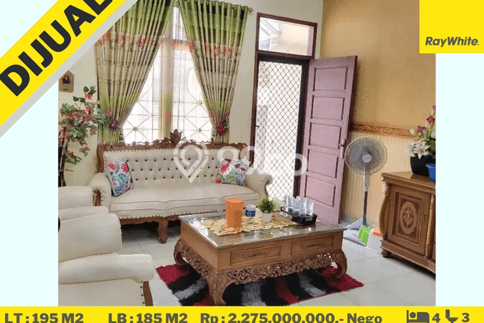 Dijual Rumah 4 Kamar Lokasi Ideal Nyaman dan Strategis di Way Halim Dijual Rumah 4 Kamar Lokasi Ideal Nyaman dan Strategis di Way Halim