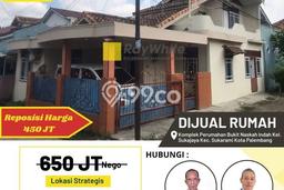 Kesempatan Langka Memiliki Rumah 3 KT 2 KM di Jantung Kota , Palembang Kesempatan Langka Memiliki Rumah 3 KT 2 KM di Jantung Kota , Palembang