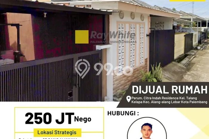 Rumah Murah Dijual Area Alang Alang Lebar, Palembang Harga Rp 250 Juta Rumah Murah Dijual Area Alang Alang Lebar, Palembang Harga Rp 250 Juta