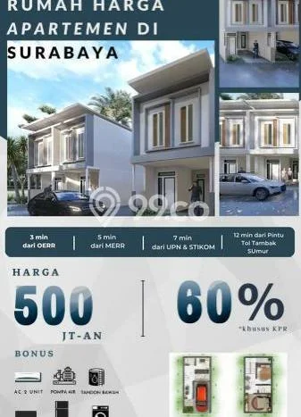 Jual Rumah Harga Miring Rungkut Punya 2 Kamar & LT 32m2 Jual Rumah Harga Miring Rungkut Punya 2 Kamar & LT 32m2