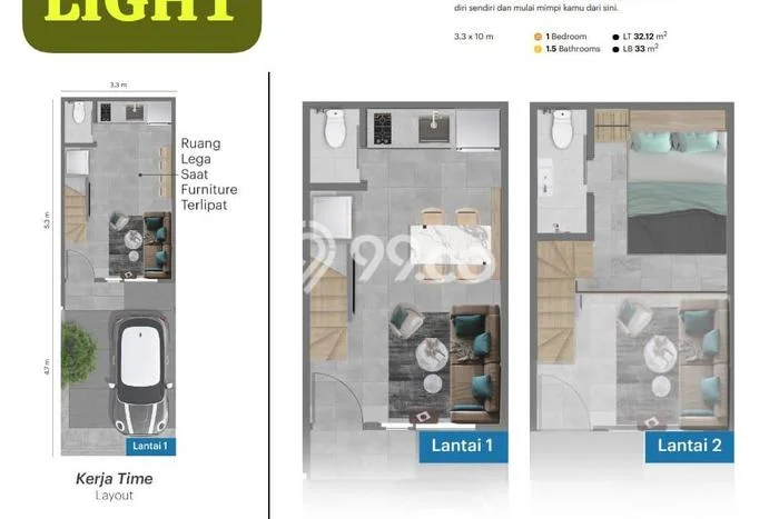 Rumah Sederhana Dijual di Margaasih 1 Kamar dengan Luas Tanah 32m2 Rumah Sederhana Dijual di Margaasih 1 Kamar dengan Luas Tanah 32m2