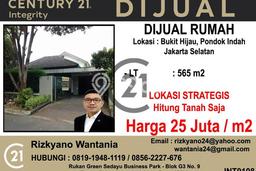Rumah 4 KT 4 KM di Kawasan Pondok Indah, Jakarta Selatan Rumah 4 KT 4 KM di Kawasan Pondok Indah, Jakarta Selatan
