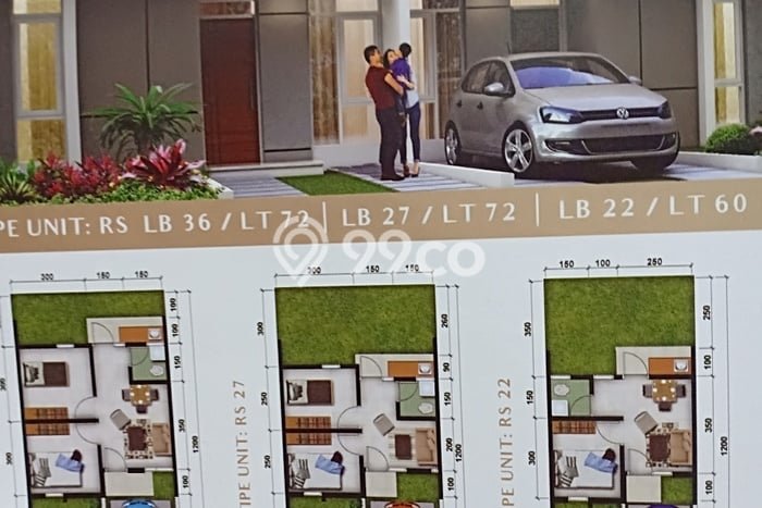 Rumah di Serpong, Tangerang Selatan, Luas 72m² Bangunan 36m² Rumah di Serpong, Tangerang Selatan, Luas 72m² Bangunan 36m²