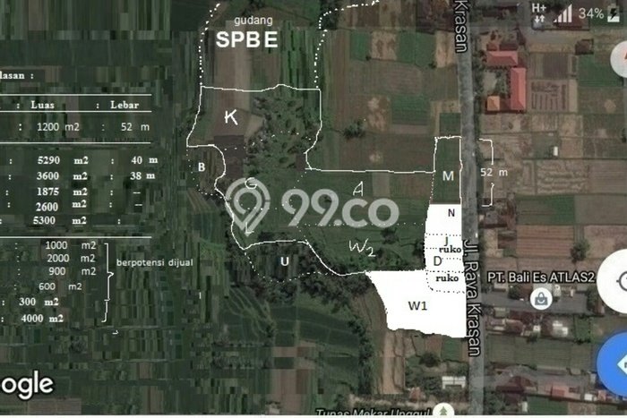 Tanah Dijual Lokasi Abiansemal, Badung dengan Luas Tanah 19865m2 dan Status SHM Tanah Dijual Lokasi Abiansemal, Badung dengan Luas Tanah 19865m2 dan Status SHM