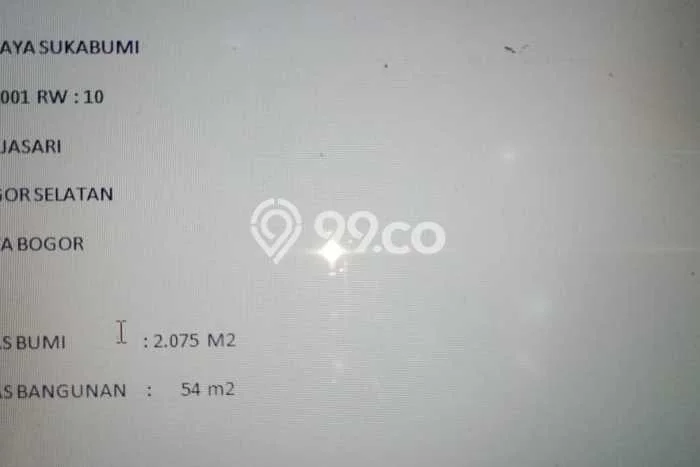 Tanah Dijual Lokasi Ciawi, Bogor Luas 2075m2 Legalitas Aman Tanah Dijual Lokasi Ciawi, Bogor Luas 2075m2 Legalitas Aman