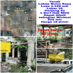 Tanah Siap Bangun Dijual di Jakarta Selatan Punya Luas 1426m2 Tanah Siap Bangun Dijual di Jakarta Selatan Punya Luas 1426m2