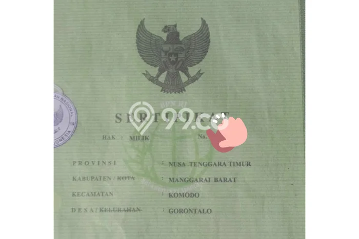 Lahan Dijual Lokasi Komodo, Manggarai Barat dengan Luas Tanah 796m2 dan Status SHM Lahan Dijual Lokasi Komodo, Manggarai Barat dengan Luas Tanah 796m2 dan Status SHM