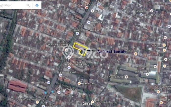 Tanah Dijual Area Strategis di Gresik Kota Gresik 1832m2 Tanah Dijual Area Strategis di Gresik Kota Gresik 1832m2