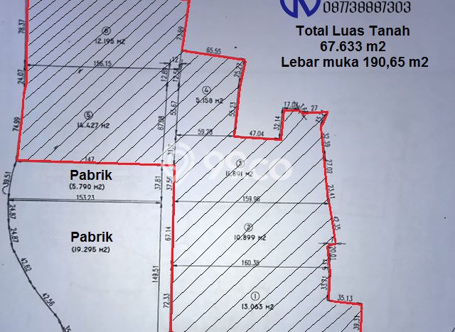 Tanah SHM Industri 5000 m2 s/d 6,7 Ha Jatiuwung Tangerang Harga 2,5 - 3,5 Juta/m Tanah SHM Industri 5000 m2 s/d 6,7 Ha Jatiuwung Tangerang Harga 2,5 - 3,5 Juta/m