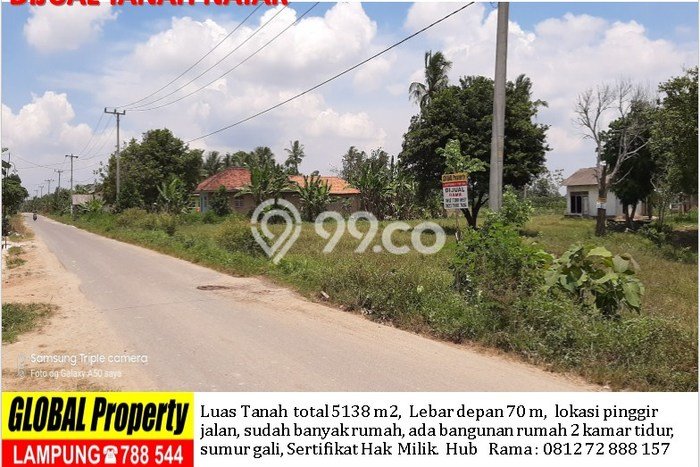 Kavling Tanah Dijual di Natar Lampung Selatan Spesifikasi 5138m2 Kavling Tanah Dijual di Natar Lampung Selatan Spesifikasi 5138m2