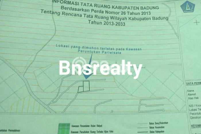 Tanah Kavling Dijual di Badung dengan Spesifikasi 1450m2 Tanah Kavling Dijual di Badung dengan Spesifikasi 1450m2
