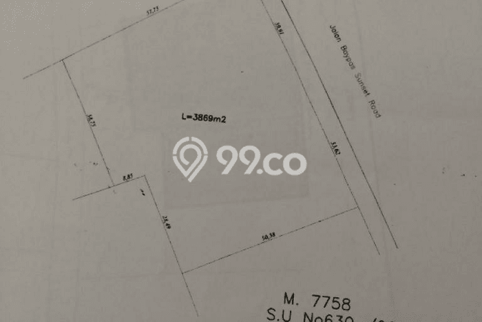 Tanah Premium di Seminyak, Luas 3800m², Ideal untuk Bisnis, For Rent Tanah Premium di Seminyak, Luas 3800m², Ideal untuk Bisnis, For Rent