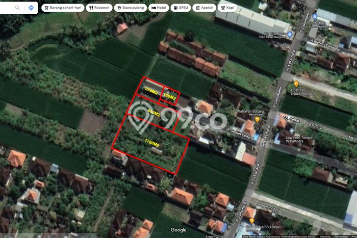 Kavling Tanah untuk Disewa di Lukluk Lahan Luas 2848m2 Kavling Tanah untuk Disewa di Lukluk Lahan Luas 2848m2