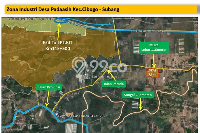Kavling Tanah Dijual di Cibogo Subang Spesifikasi 530000m2 Kavling Tanah Dijual di Cibogo Subang Spesifikasi 530000m2