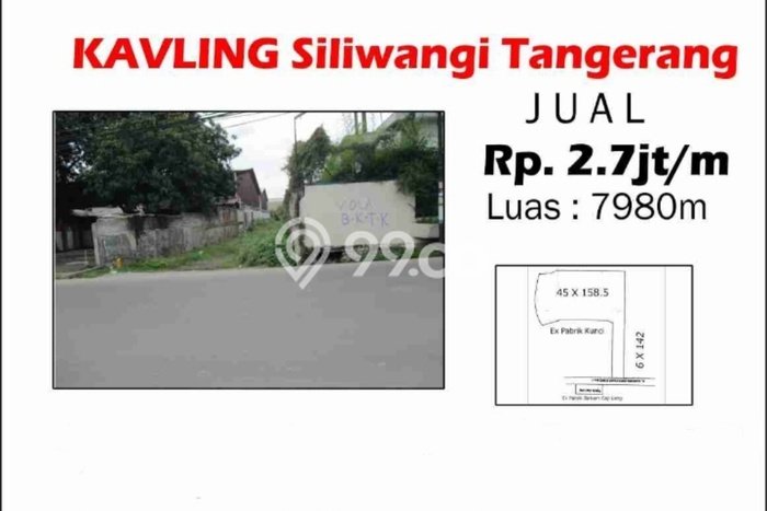 Tanah Komersial Kawasan Jati Uwung, Luas 7980m², Akses Mudah Tanah Komersial Kawasan Jati Uwung, Luas 7980m², Akses Mudah