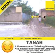 Tanah di Rajabasa, Luas 1500m2m², Lokasi Premium Tanah di Rajabasa, Luas 1500m2m², Lokasi Premium