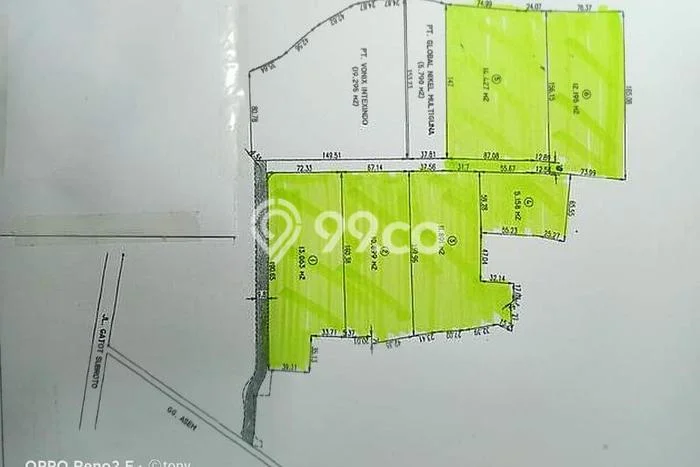 Kavling Tanah Dijual di Jati Uwung Tangerang Spesifikasi 13063m2 Kavling Tanah Dijual di Jati Uwung Tangerang Spesifikasi 13063m2