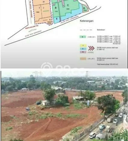 Tanah Dijual di Depok Seluas 60000m2 Strategis Tanah Dijual di Depok Seluas 60000m2 Strategis
