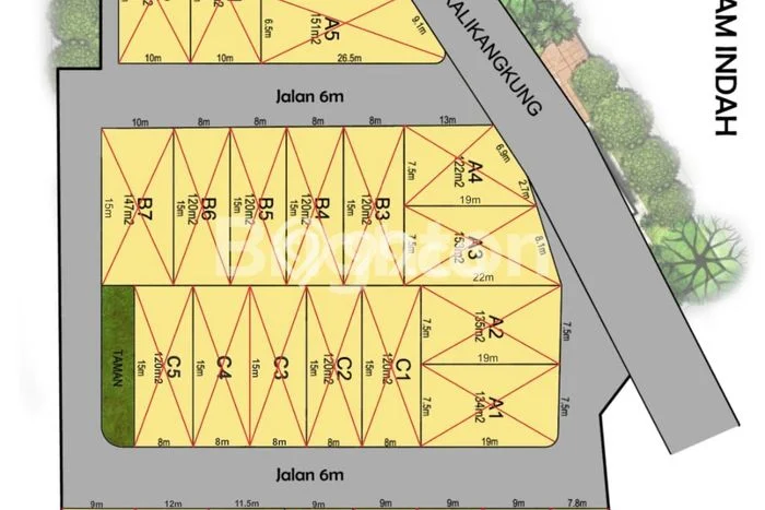 Lahan Kosong Dijual di Ngaliyan, Semarang, Luas 161m2 Area Strategis Lahan Kosong Dijual di Ngaliyan, Semarang, Luas 161m2 Area Strategis
