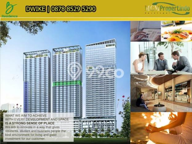 Apartemen Minimalis untuk Dijual di BSD Dengan Spesifikasi 1 KT & 1 KM Apartemen Minimalis untuk Dijual di BSD Dengan Spesifikasi 1 KT & 1 KM