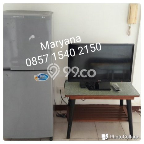 Apartemen Nyaman untuk Disewa, 2 Kamar di Jakarta Barat Apartemen Nyaman untuk Disewa, 2 Kamar di Jakarta Barat