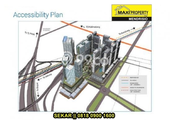 Unit Apartemen Dijual di Cibitung, Bekasi, dengan 1 Bedroom, 1 Bathroom Unit Apartemen Dijual di Cibitung, Bekasi, dengan 1 Bedroom, 1 Bathroom