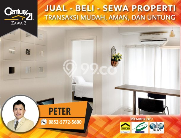 Apartemen Disewakan 2 Kamar Hemat Siap Huni di Jakarta Barat, Luas 53m2 Apartemen Disewakan 2 Kamar Hemat Siap Huni di Jakarta Barat, Luas 53m2