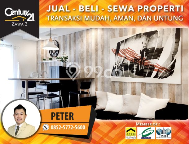 Apartemen Disewakan 2 Kamar Hemat Siap Huni di Jakarta Barat, Luas 53m2 Apartemen Disewakan 2 Kamar Hemat Siap Huni di Jakarta Barat, Luas 53m2