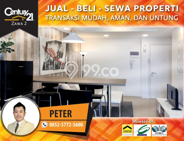 Apartemen Disewakan 2 Kamar Hemat Siap Huni di Jakarta Barat, Luas 53m2 Apartemen Disewakan 2 Kamar Hemat Siap Huni di Jakarta Barat, Luas 53m2