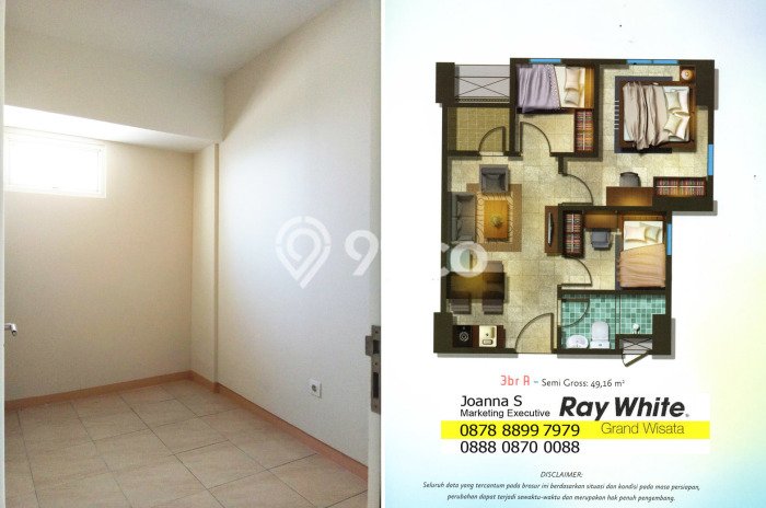 Dijual Segera Apartemen 3 KT & 1 KM di Bekasi Barat, Bekasi Dijual Segera Apartemen 3 KT & 1 KM di Bekasi Barat, Bekasi