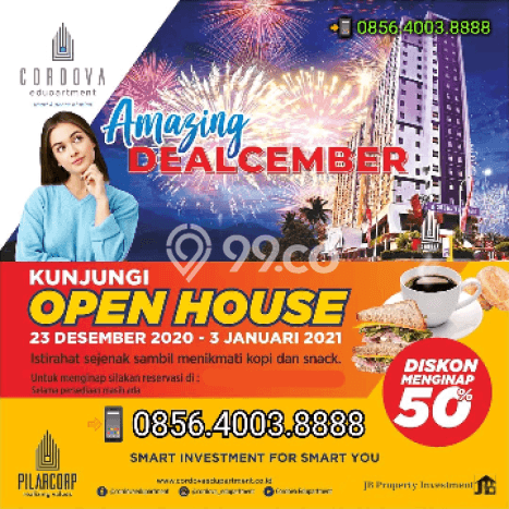 Siap Milik Apartemen 2 KT 1 KM di Tembalang Siap Milik Apartemen 2 KT 1 KM di Tembalang