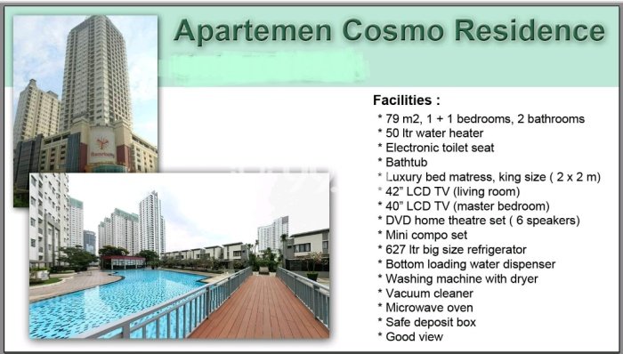 Apartemen Kawasan Tanah Abang, 1 KM, Luas 79m², Prime Area Apartemen Kawasan Tanah Abang, 1 KM, Luas 79m², Prime Area