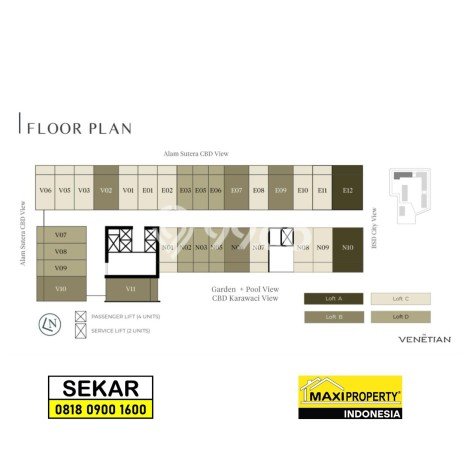 Dijual Segera Apartemen 1 KT, 0 KM, 20m2 di Serpong, Tangerang Selatan Dijual Segera Apartemen 1 KT, 0 KM, 20m2 di Serpong, Tangerang Selatan
