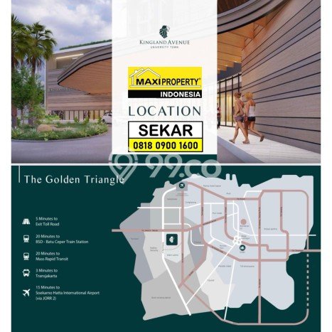 Dijual Segera Apartemen 3 KT & 0 KM di Serpong, Tangerang Selatan Dijual Segera Apartemen 3 KT & 0 KM di Serpong, Tangerang Selatan