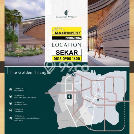 Dijual Apartemen 3 KT 0 KM di Serpong Dijual Apartemen 3 KT 0 KM di Serpong